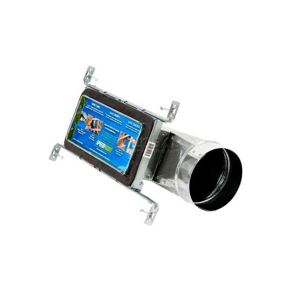 Kaper Ii Speedi-Boot Torpedo End Register Vent Boot Adj. Hangers SBS-4105 EB 4in X 10in X 5in SBH-4105 EB - main